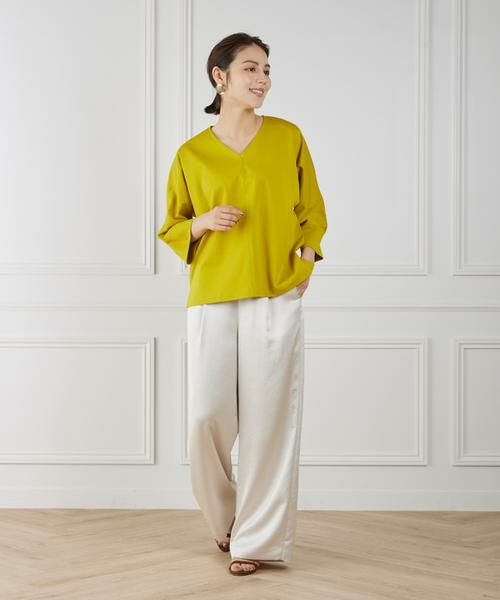 INED / イネド Tシャツ | 《WEB限定》Vネックドルマンカットソー | 詳細6