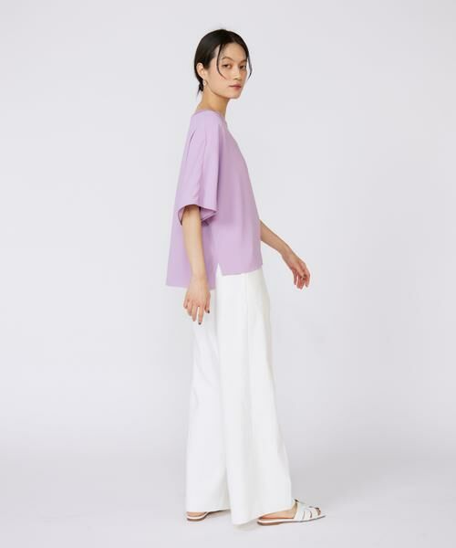 INED / イネド Tシャツ | 《大きいサイズ》吸汗速乾ジョーゼットプルオーバー | 詳細10