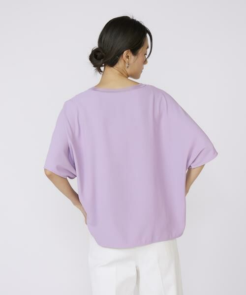 INED / イネド Tシャツ | 《大きいサイズ》吸汗速乾ジョーゼットプルオーバー | 詳細12