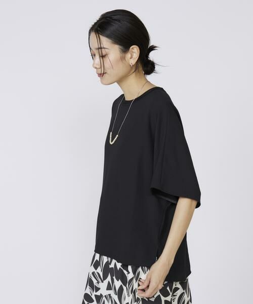 INED / イネド Tシャツ | 《大きいサイズ》吸汗速乾ジョーゼットプルオーバー | 詳細13