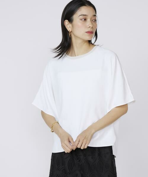 INED / イネド Tシャツ | 《大きいサイズ》吸汗速乾ジョーゼットプルオーバー | 詳細14