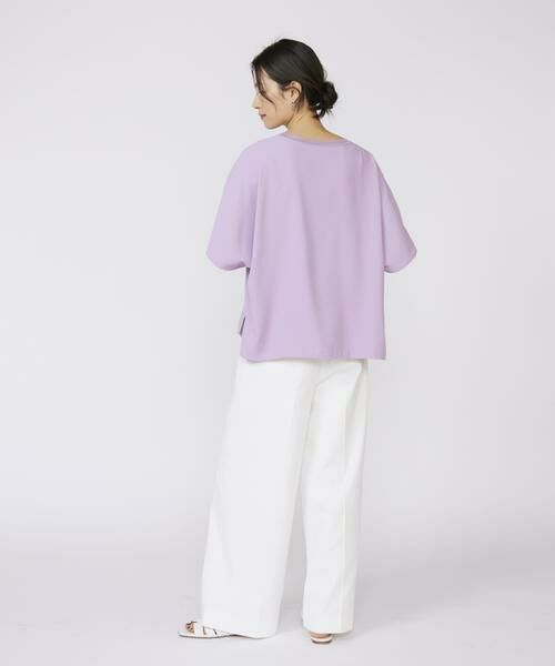 INED / イネド Tシャツ | 《大きいサイズ》吸汗速乾ジョーゼットプルオーバー | 詳細9