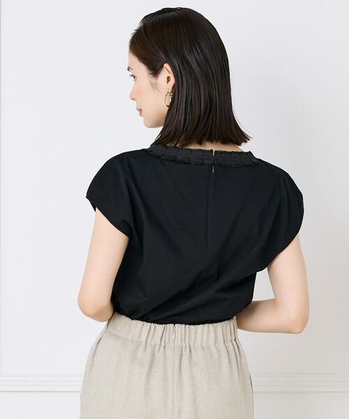 INED / イネド Tシャツ | 《大きいサイズ》タックフリルカットソー | 詳細12