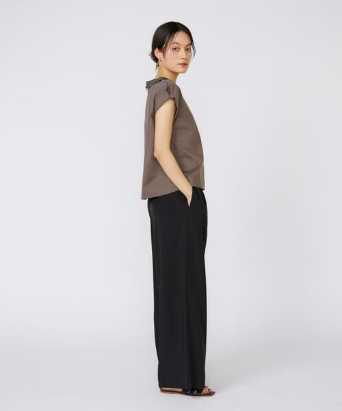 INED / イネド Tシャツ | 《大きいサイズ》タックフリルカットソー | 詳細4