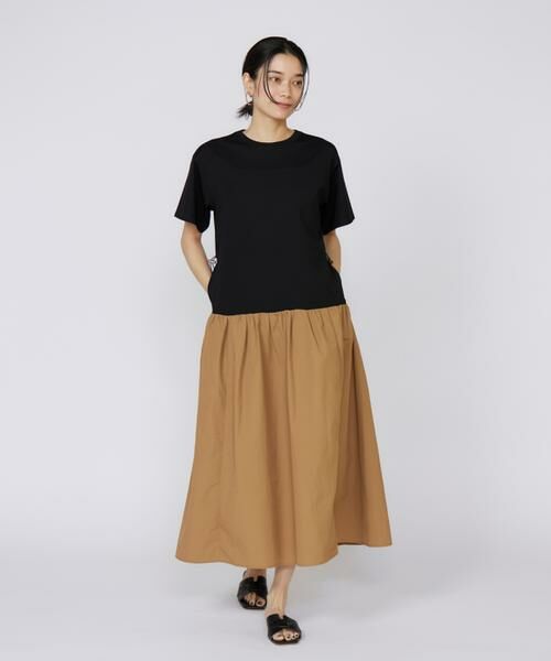 INED / イネド ミニ丈・ひざ丈ワンピース | ドッキングワンピース | 詳細3