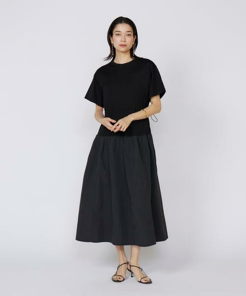 INED / イネド ミニ丈・ひざ丈ワンピース | 《大きいサイズ》ドッキングワンピース | 詳細5