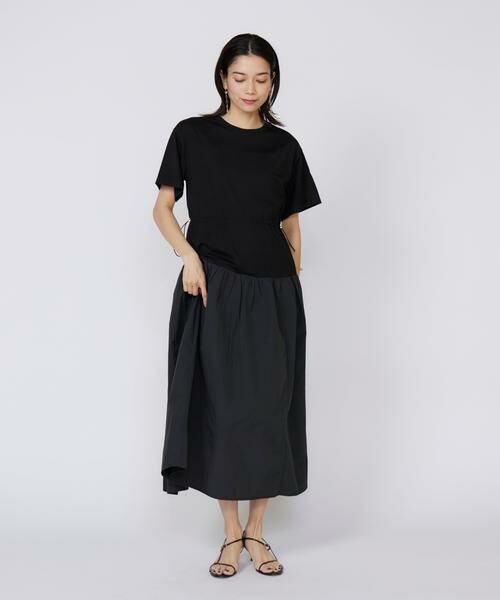 INED / イネド ミニ丈・ひざ丈ワンピース | 《大きいサイズ》ドッキングワンピース | 詳細6