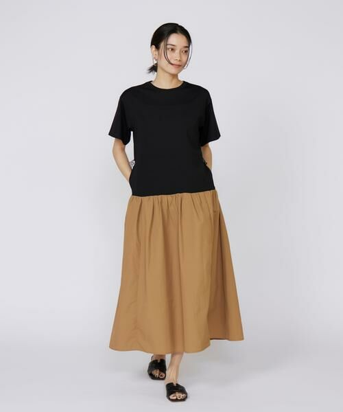 INED / イネド ミニ丈・ひざ丈ワンピース | 《大きいサイズ》ドッキングワンピース | 詳細14