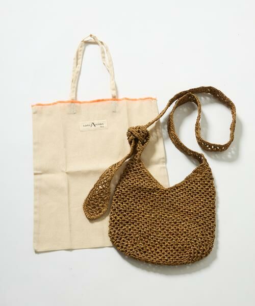 INED / イネド かごバック | 《FAVORITE》TINA Sサイズ ラフィアバッグ《Sans arcidet》 | 詳細3