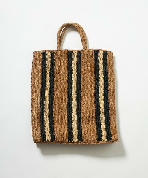INED / イネド かごバック | 《FAVORITE》ラフィアストライプバッグ AIRO《Camalya》 | 詳細1