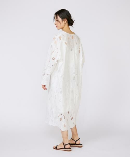 INED / イネド ミニ丈・ひざ丈ワンピース | レースカフタンワンピース《la veille by SUPERIOR CLOSET》 | 詳細3