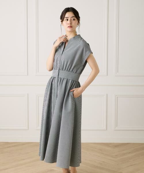 INED / イネド ミニ丈・ひざ丈ワンピース | ウエストギャザーワンピース | 詳細12