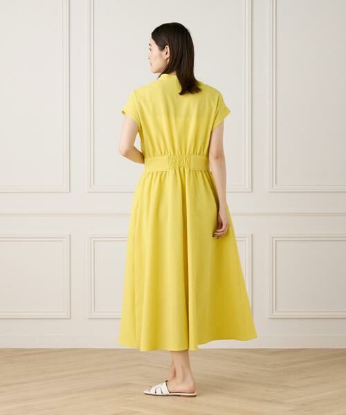 INED / イネド ミニ丈・ひざ丈ワンピース | ウエストギャザーワンピース | 詳細4
