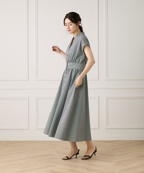 INED / イネド ミニ丈・ひざ丈ワンピース | ウエストギャザーワンピース | 詳細7