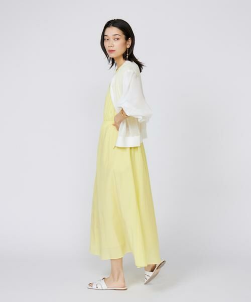 INED / イネド ミニ丈・ひざ丈ワンピース | 《大きいサイズ》タックワンピース | 詳細9