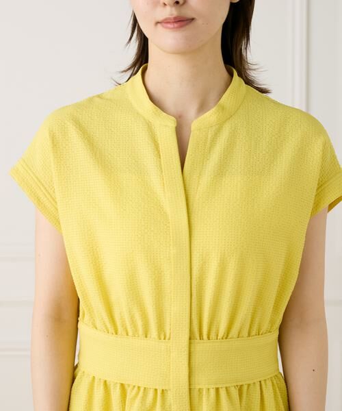 INED / イネド ミニ丈・ひざ丈ワンピース | 《大きいサイズ》ウエストギャザーワンピース | 詳細15