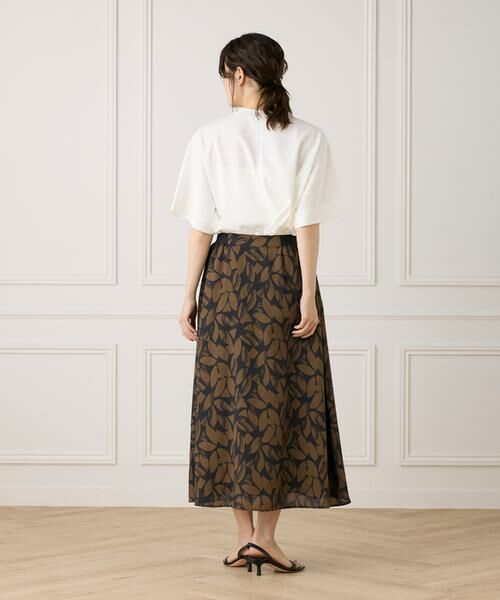 INED / イネド ロング・マキシ丈スカート | 《大きいサイズ》プリントフレアスカート | 詳細20