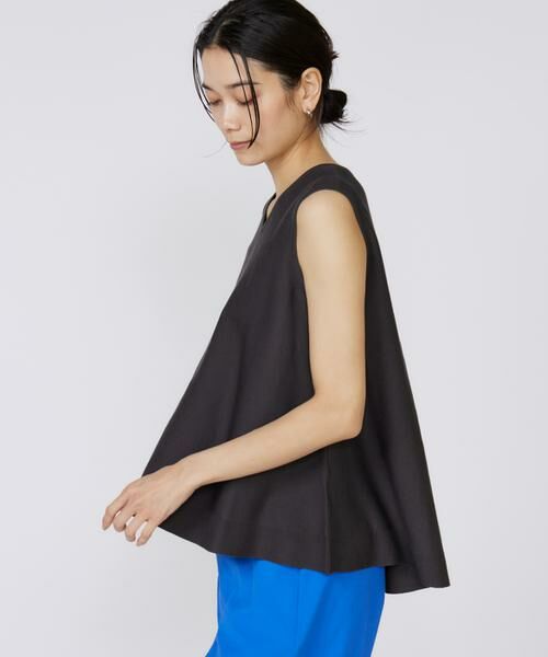 INED / イネド ベスト | 《大きいサイズ》Aラインニットプルオーバー | 詳細11