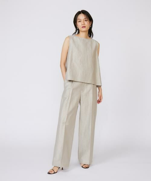 INED / イネド シャツ・ブラウス | ノースリーブラメブラウス | 詳細2