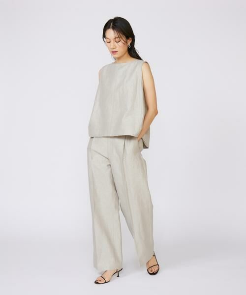 INED / イネド シャツ・ブラウス | ノースリーブラメブラウス | 詳細3