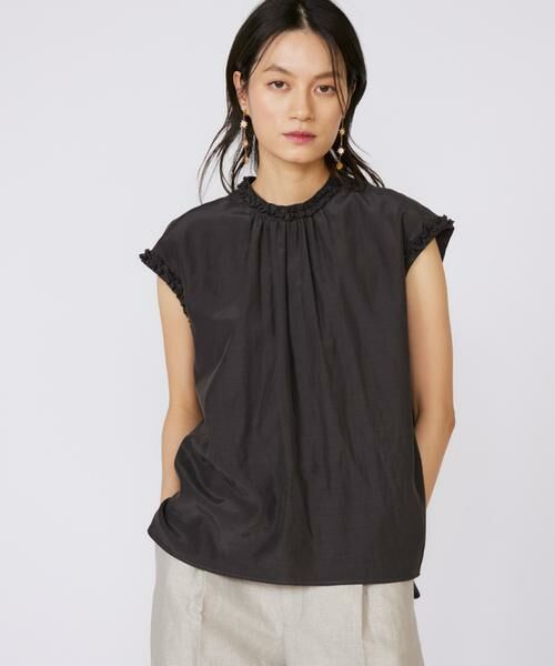 INED / イネド シャツ・ブラウス | タックフリルブラウス | 詳細1