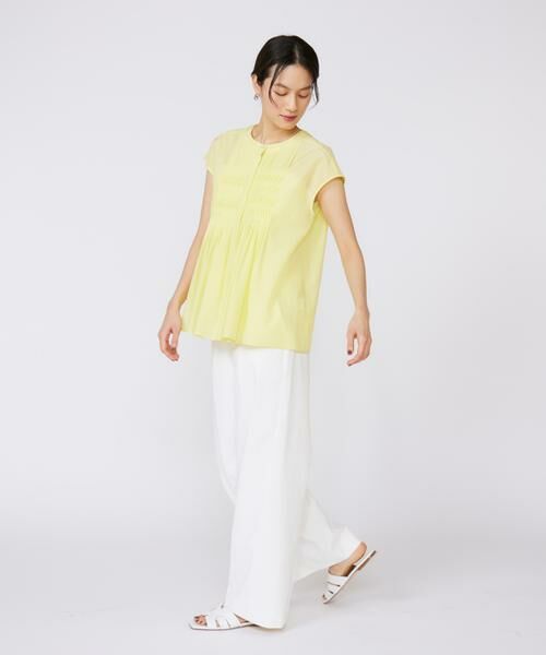 INED / イネド シャツ・ブラウス | 《大きいサイズ》フロントピンタックブラウス | 詳細6