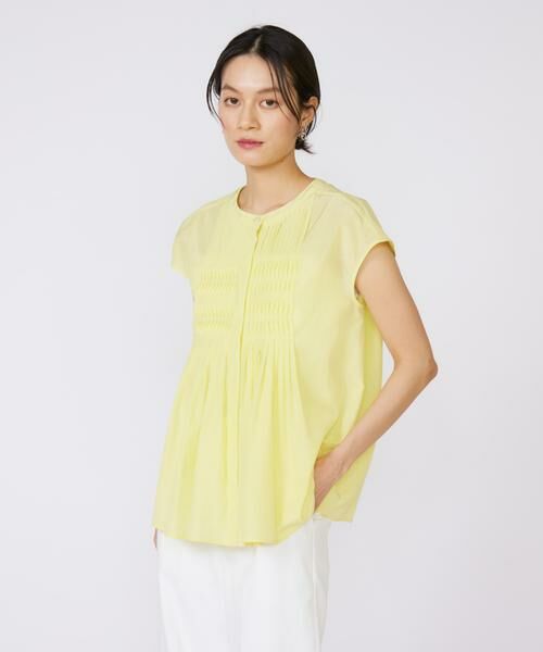 INED / イネド シャツ・ブラウス | 《大きいサイズ》フロントピンタックブラウス | 詳細8