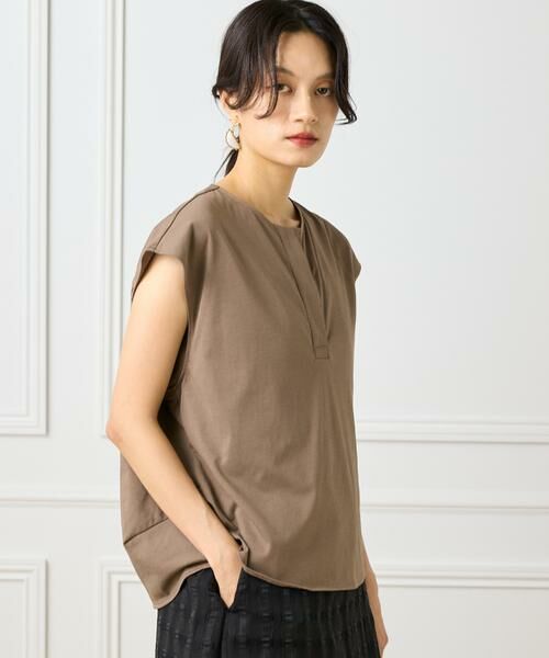 INED / イネド カットソー | スキッパーデザイントップス | 詳細10