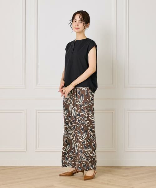 INED / イネド カットソー | スキッパーデザイントップス | 詳細8