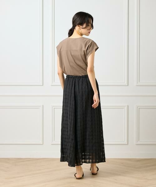 INED / イネド カットソー | 《大きいサイズ》スキッパーデザイントップス | 詳細5