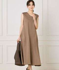 INED / イネド ミニ丈・ひざ丈ワンピース | 《大きいサイズ》フレアカットワンピース