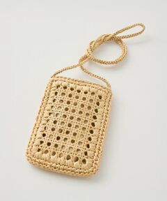 INED / イネド モバイルケース | 《FAVORITE》ラフィアフォーンバッグ《CATERINA BERTINI》