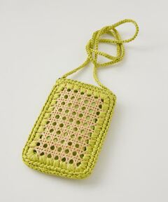 INED / イネド モバイルケース | 《FAVORITE》ラフィアフォーンバッグ《CATERINA BERTINI》