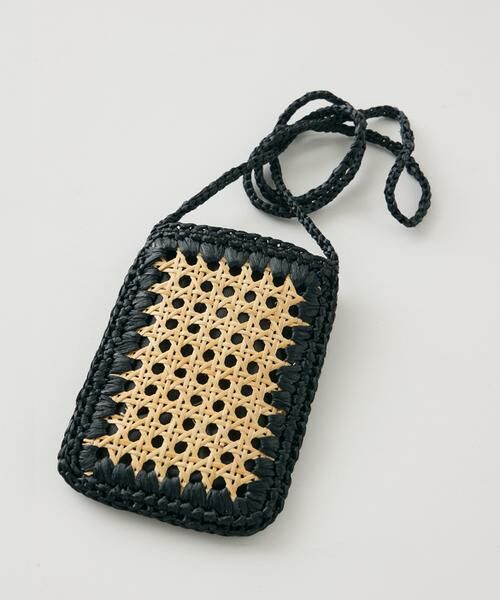 INED / イネド モバイルケース | 《FAVORITE》ラフィアフォーンバッグ《CATERINA BERTINI》 | 詳細5