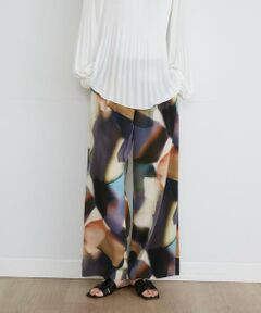 INED / イネド その他パンツ | 《大きいサイズ》プリントワイドパンツ《la veille by SUPERIOR CLOSET》