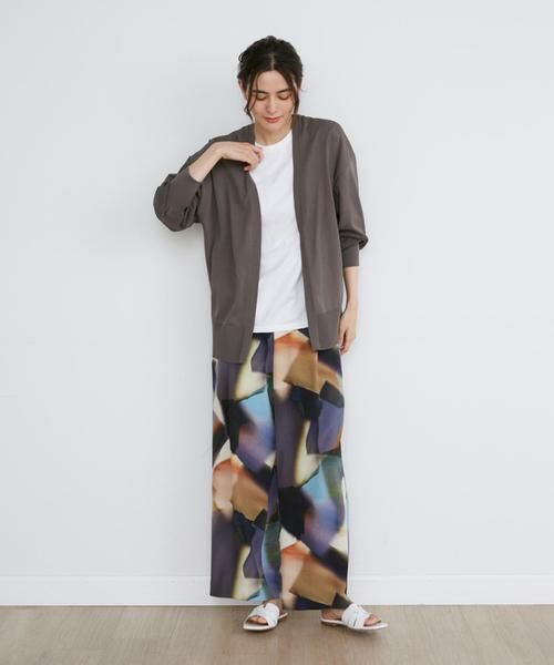 INED / イネド その他パンツ | 《大きいサイズ》プリントワイドパンツ《la veille by SUPERIOR CLOSET》 | 詳細10