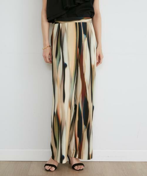 INED / イネド その他パンツ | 《大きいサイズ》プリントワイドパンツ《la veille by SUPERIOR CLOSET》 | 詳細13