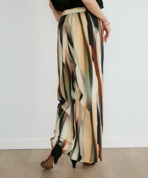 INED / イネド その他パンツ | 《大きいサイズ》プリントワイドパンツ《la veille by SUPERIOR CLOSET》 | 詳細14