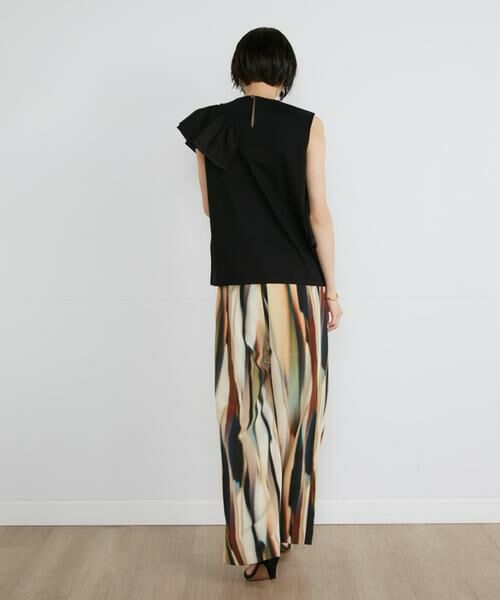 INED / イネド その他パンツ | 《大きいサイズ》プリントワイドパンツ《la veille by SUPERIOR CLOSET》 | 詳細4