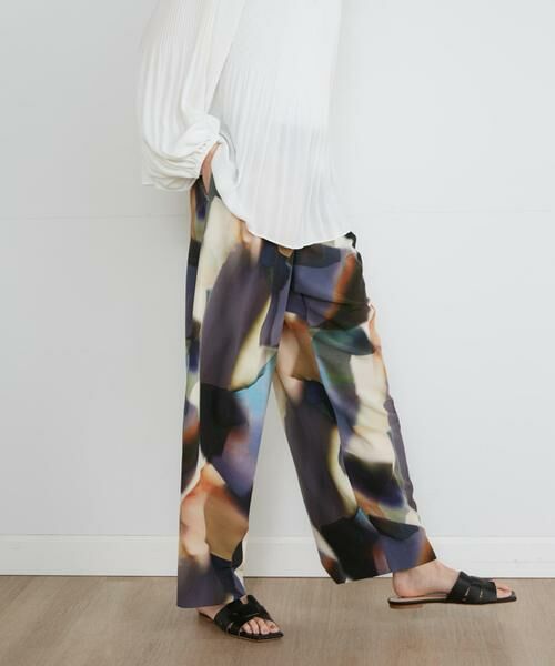 INED / イネド その他パンツ | 《大きいサイズ》プリントワイドパンツ《la veille by SUPERIOR CLOSET》 | 詳細25
