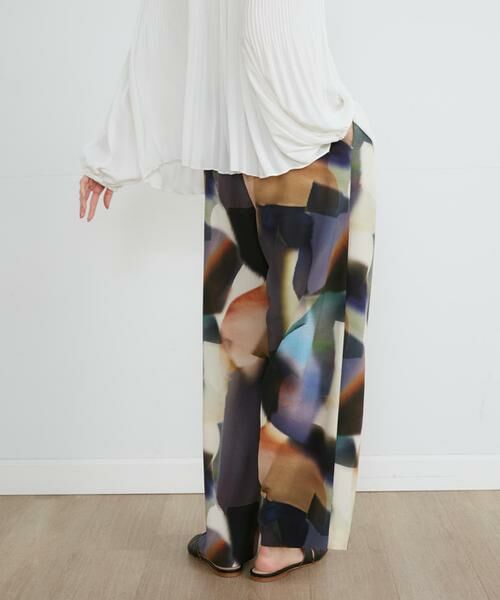 INED / イネド その他パンツ | 《大きいサイズ》プリントワイドパンツ《la veille by SUPERIOR CLOSET》 | 詳細26