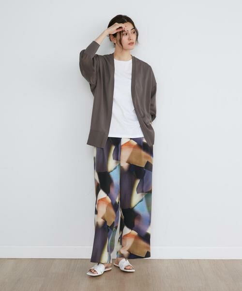 INED / イネド その他パンツ | 《大きいサイズ》プリントワイドパンツ《la veille by SUPERIOR CLOSET》 | 詳細23