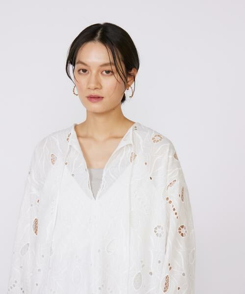 INED / イネド ミニ丈・ひざ丈ワンピース | 《大きいサイズ》レースカフタンワンピース《la veille by SUPERIOR CLOSET》《la veille by SUPERIOR CLOSET》 | 詳細11