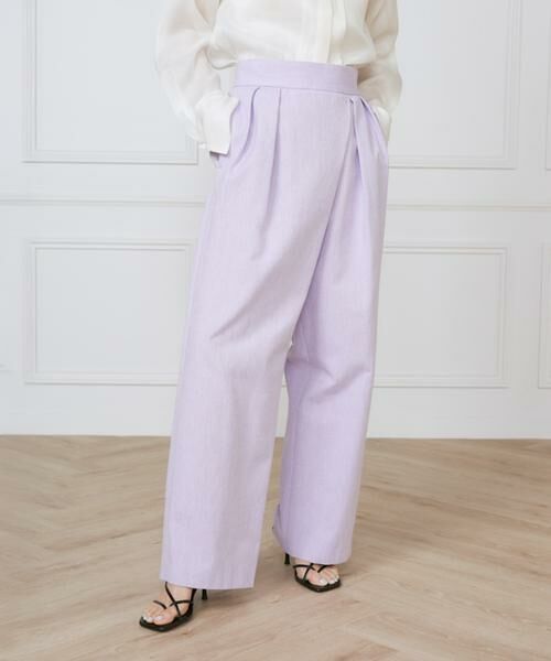 INED / イネド その他パンツ | 《大きいサイズ》ラップパンツ《la veille by SUPERIOR CLOSET》 | 詳細1