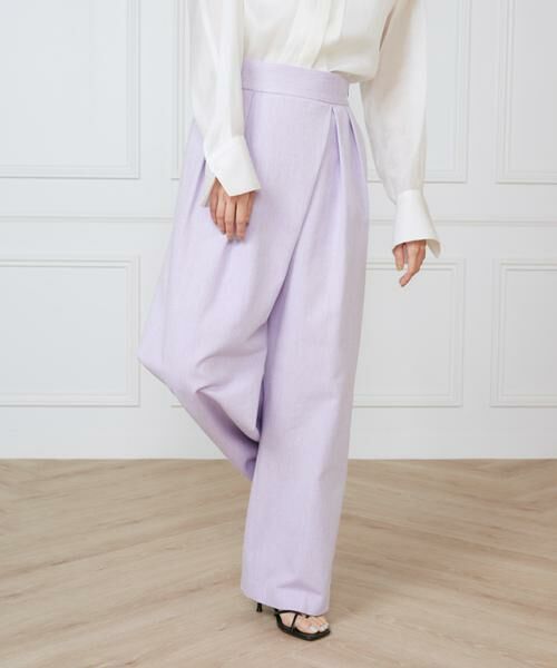 INED / イネド その他パンツ | 《大きいサイズ》ラップパンツ《la veille by SUPERIOR CLOSET》 | 詳細13