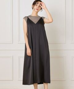 INED / イネド ミニ丈・ひざ丈ワンピース | 2WAYキャミソールワンピース
