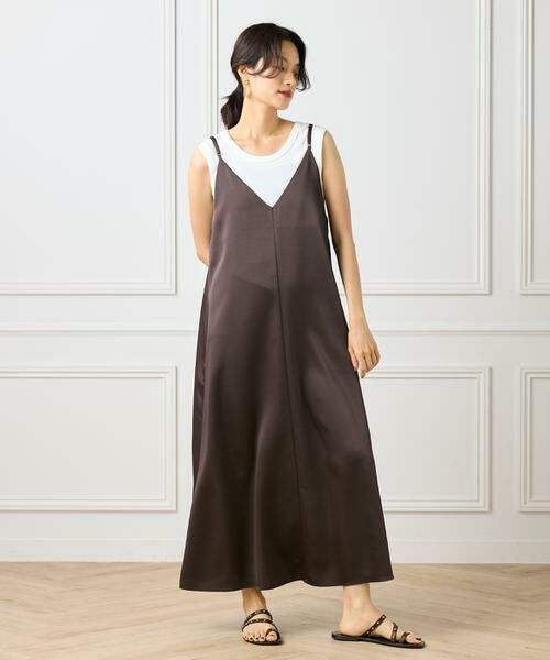 INED / イネド ミニ丈・ひざ丈ワンピース | 2WAYキャミソールワンピース | 詳細5