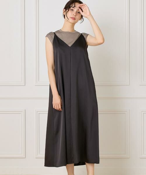 INED / イネド ミニ丈・ひざ丈ワンピース | 2WAYキャミソールワンピース | 詳細11