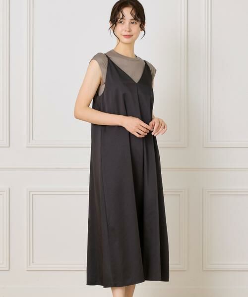 INED / イネド ミニ丈・ひざ丈ワンピース | 2WAYキャミソールワンピース | 詳細19