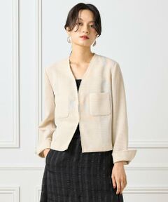 INED / イネド ノーカラージャケット | カラミジャケット